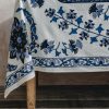 Interiors Bungalow Table Linen | Bungalow Nomad Indigo Tablecloth