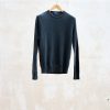 Clothing Kenny Ryder Pre-Loved Menswear | Ralph Lauren Charcoal 100% Cashmere Crewneck - S