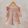 Children Lil' Atelier Babies' Clothing | Lil' Atelier Babies' Body Dress In Baked Clay