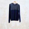 Clothing Kenny Ryder Pre-Loved Menswear | Margaret Howell Two-Tone Merino Wool Jumper - M