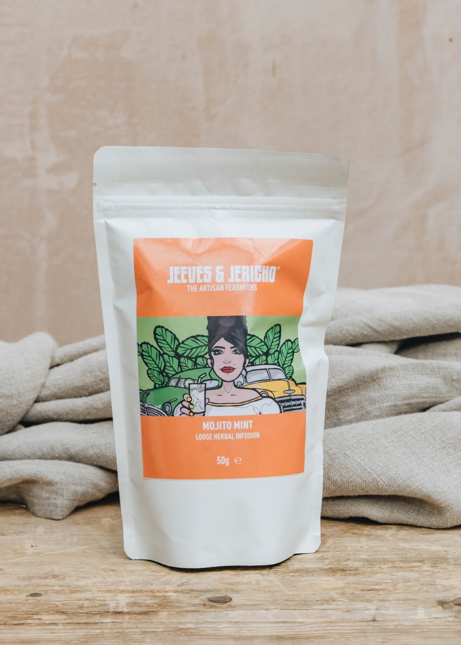 Food & Drink Jeeves & Jericho Tea & Coffee | Mojito Mint Herbal Infusion, 15 Fuso Pyramid Pouch