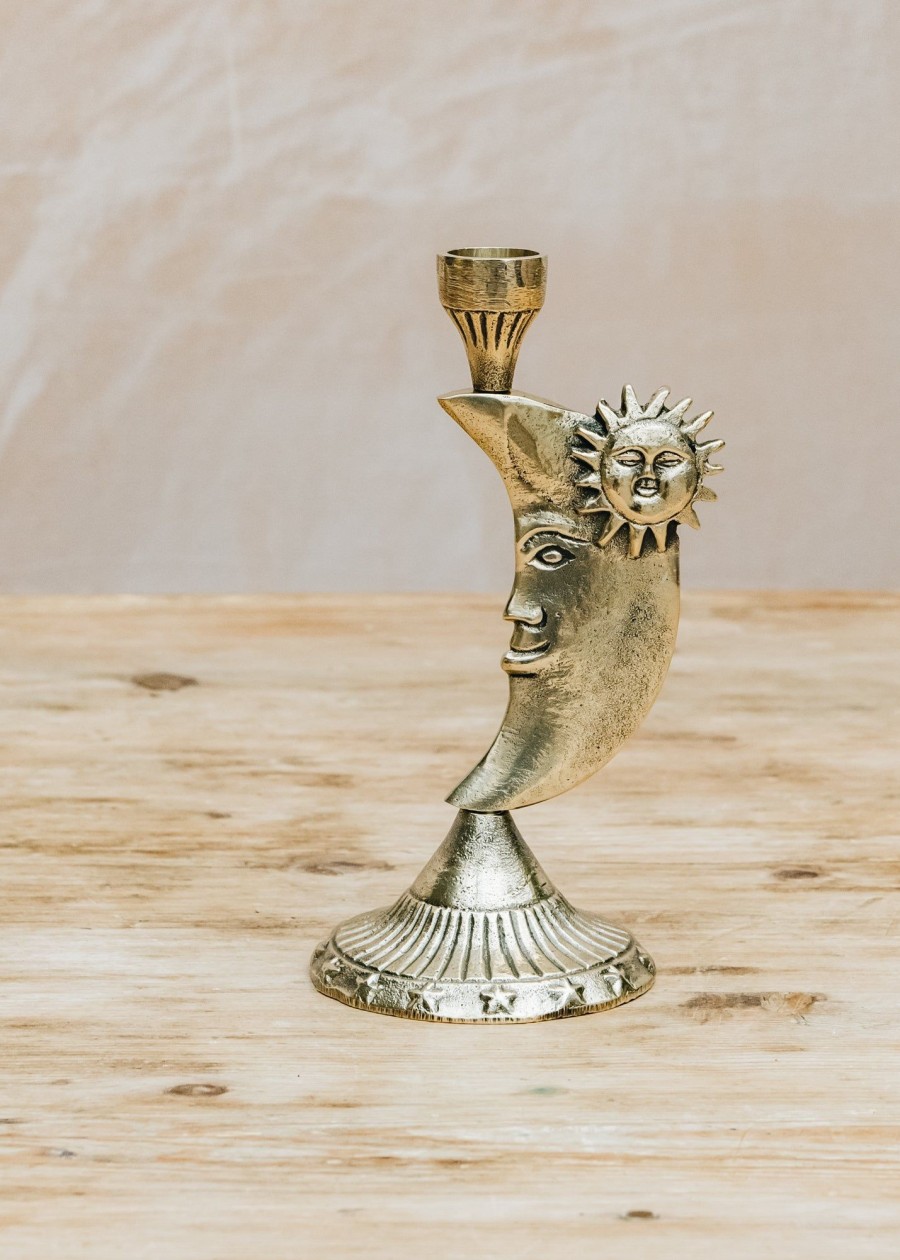 Interiors Doing Goods Decorative | Doing Goods Morgan Moon Candleholder