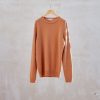 Clothing Kenny Ryder Pre-Loved Menswear | John Smedley Wool & Cashmere Burnt Orange Crewneck - M
