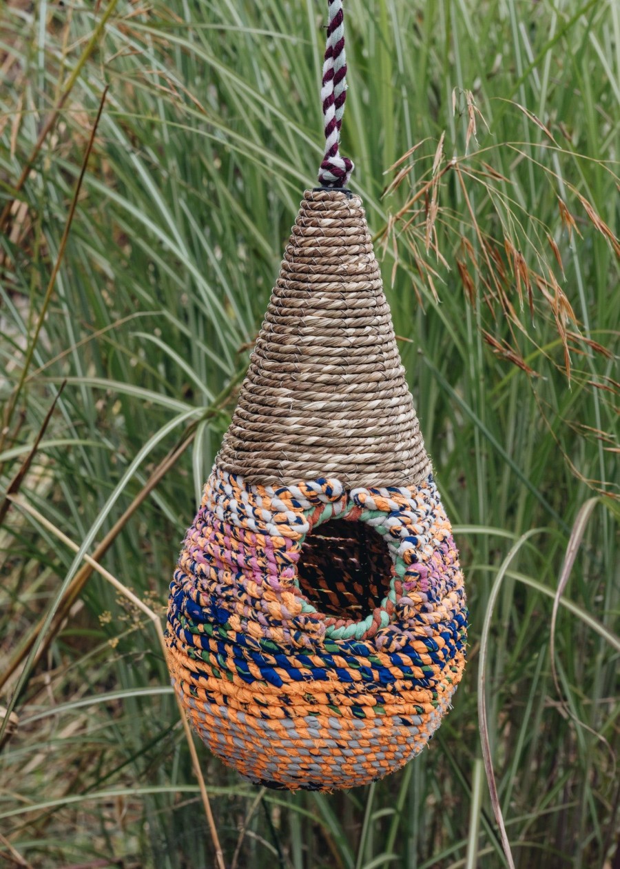 Outdoor Living Rainstick Wildlife Care | Teardrop Woven Bird Nester