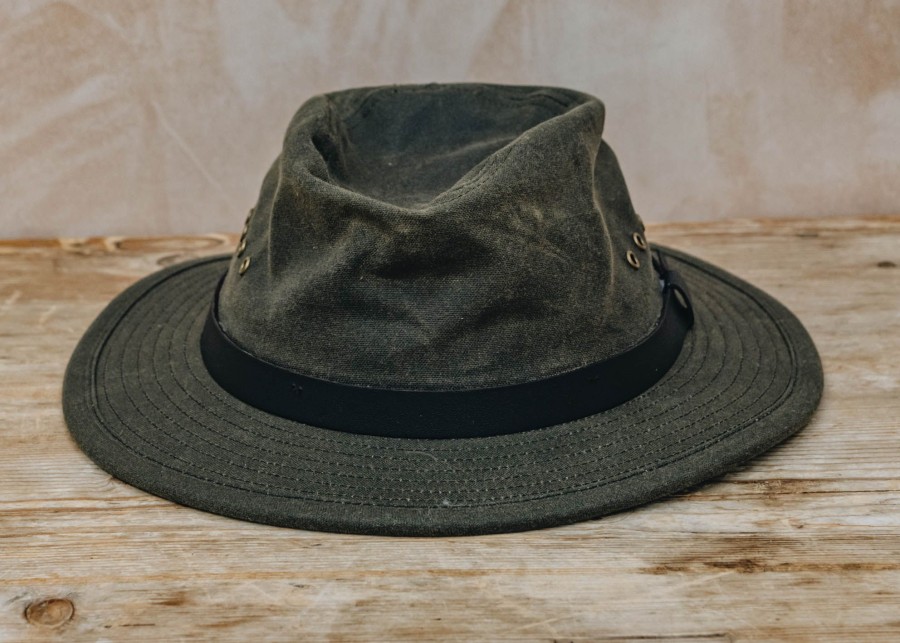 Clothing Filson Accessories | Filson Tin Packer Hat In Otter Green