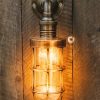 Gardening Nkuku Outdoor Lighting | Outdoor Obere Caged Antique Brass Light