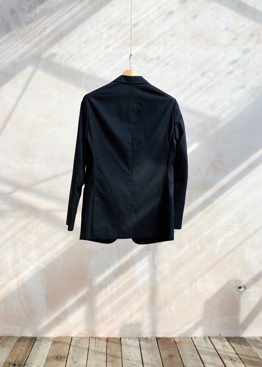 Clothing Kenny Ryder Pre-Loved Menswear | Dunhill Smart Unstructured Black Blazer - S