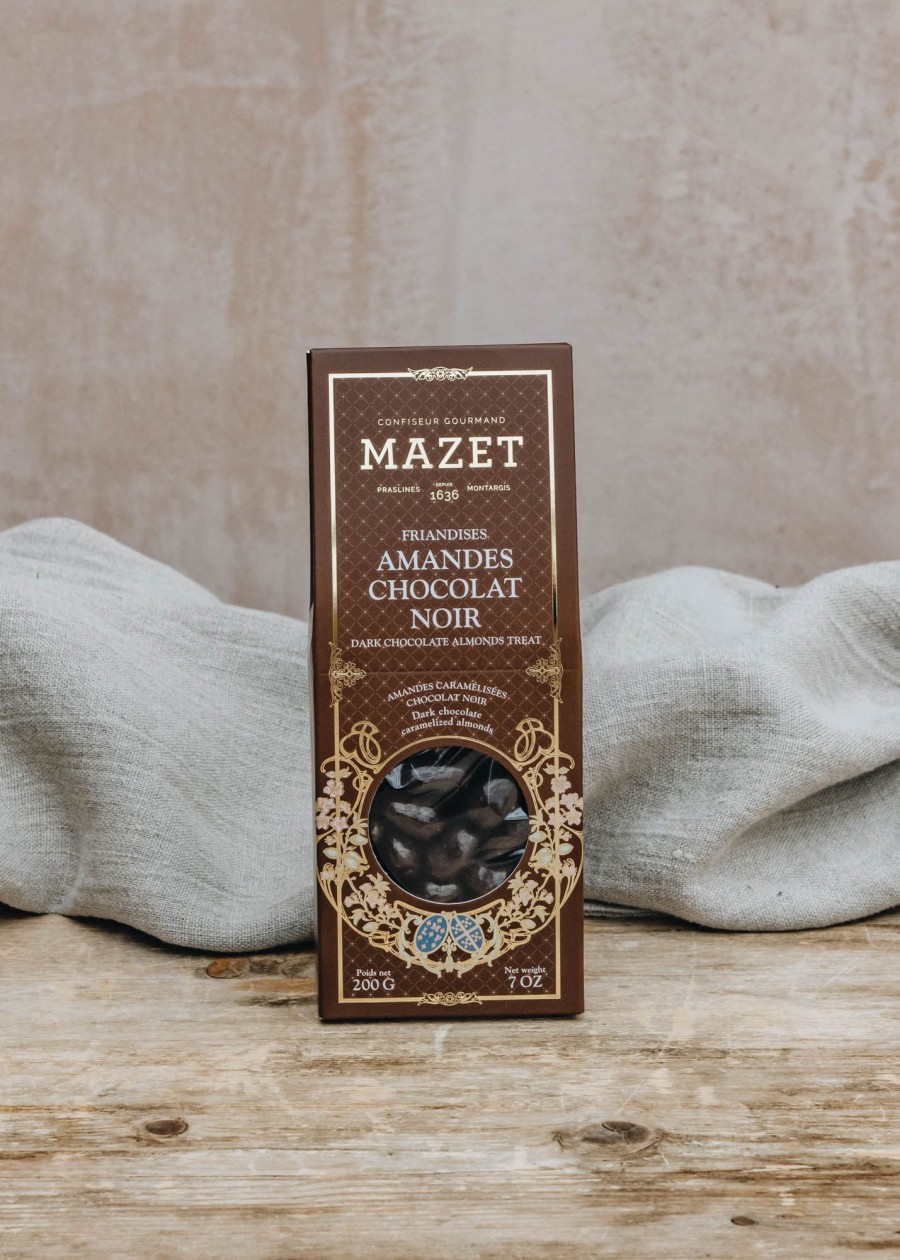 Food & Drink Mazet Chocolate & Confectionery | Mazet Dark Chocolate Almonds