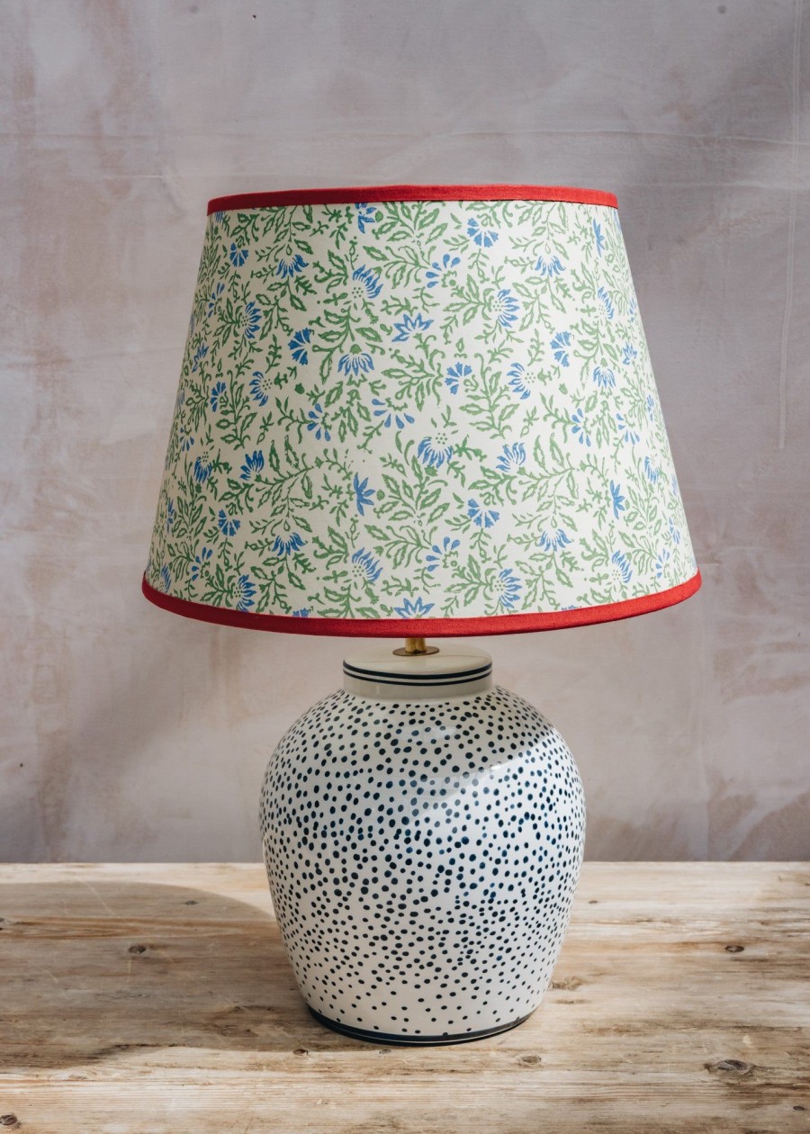 Interiors Burford Garden Co. Lighting | Pooky English Garden Ditzy Floral Straight Empire Shade, 35Cm