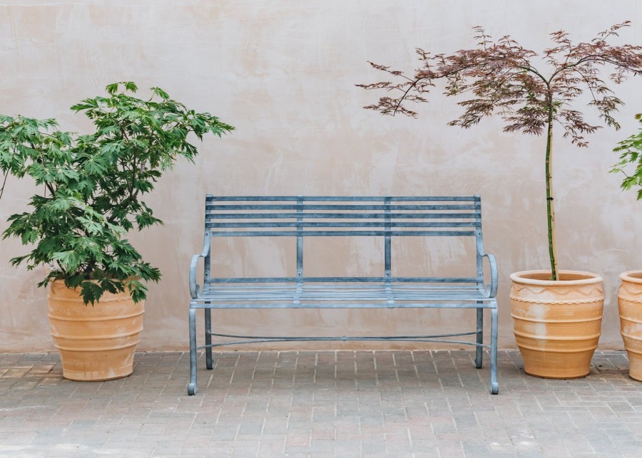 Outdoor Living Harrod Horticultural Metal Furniture | Buy Three Seater Garden Bench