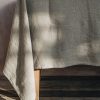 Interiors Burford Garden Co. Table Linen | Burford Design Textured Natural Linen Tablecloth