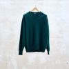 Clothing Kenny Ryder Pre-Loved Menswear | William Lockie Green 100% Geelong Lambswool V-Neck Jumper - Xl