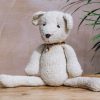 Children Fair Moms Soft Toys | Hand Knitted Medium Teddy Bear In Cream