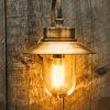 Gardening Nkuku Outdoor Lighting | Outdoor Alwar Antique Brass Light