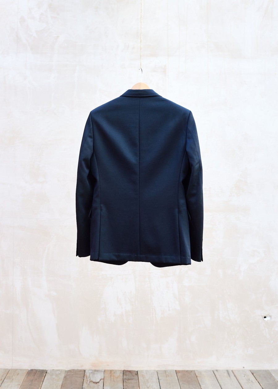 Clothing Kenny Ryder Pre-Loved Menswear | Dunhill Black Tough Wool Blazer - M