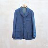 Clothing Kenny Ryder Pre-Loved Menswear | Nigel Cabourn Tough Linen/Cotton Striped Work Jacket - L