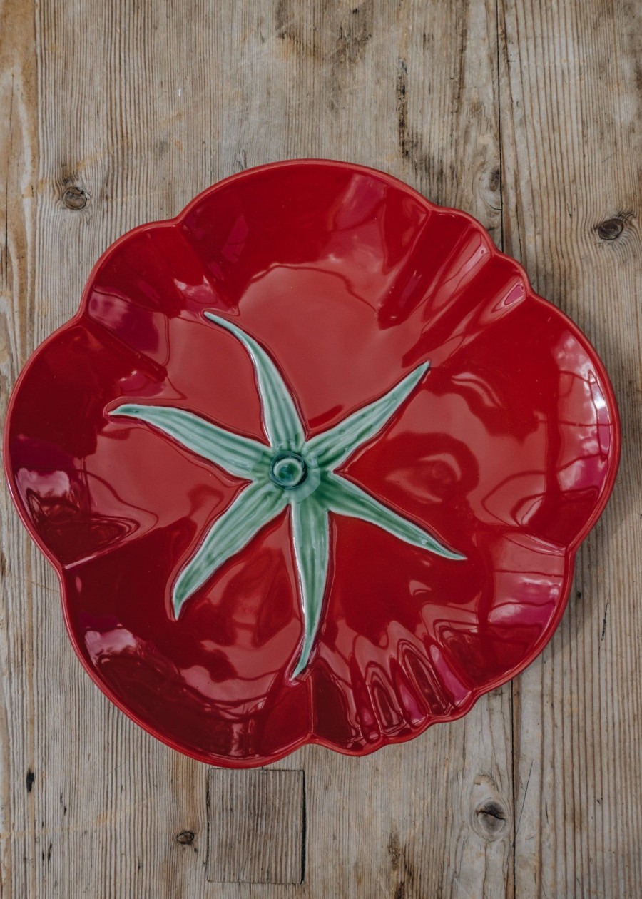 Interiors Bordallo Pinheiro Dining | Bordhallo Pinheiro Tomato Dinner Plate