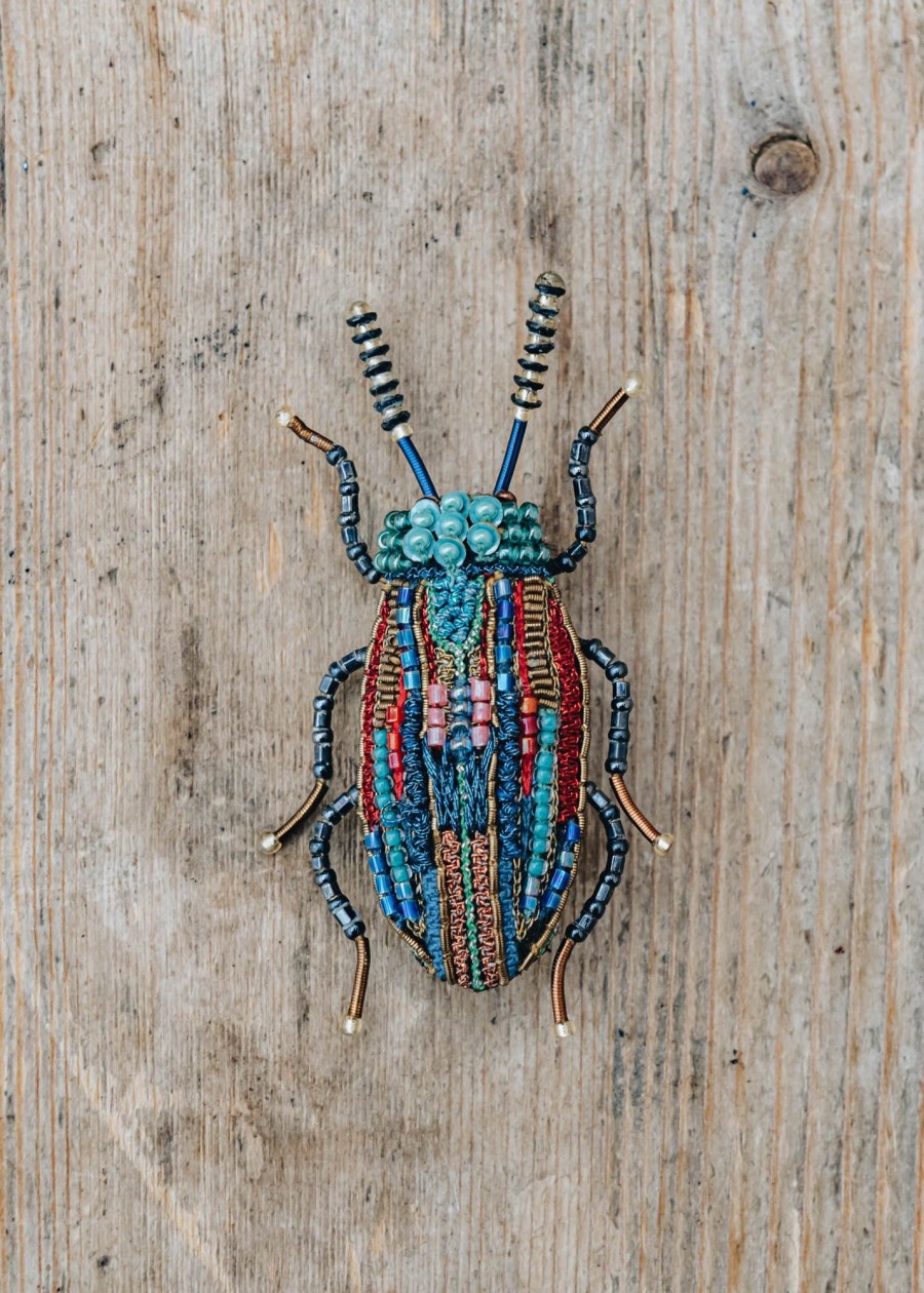 Clothing Trovelore Jewellery | Trovelore Florentinus Beetle Brooch
