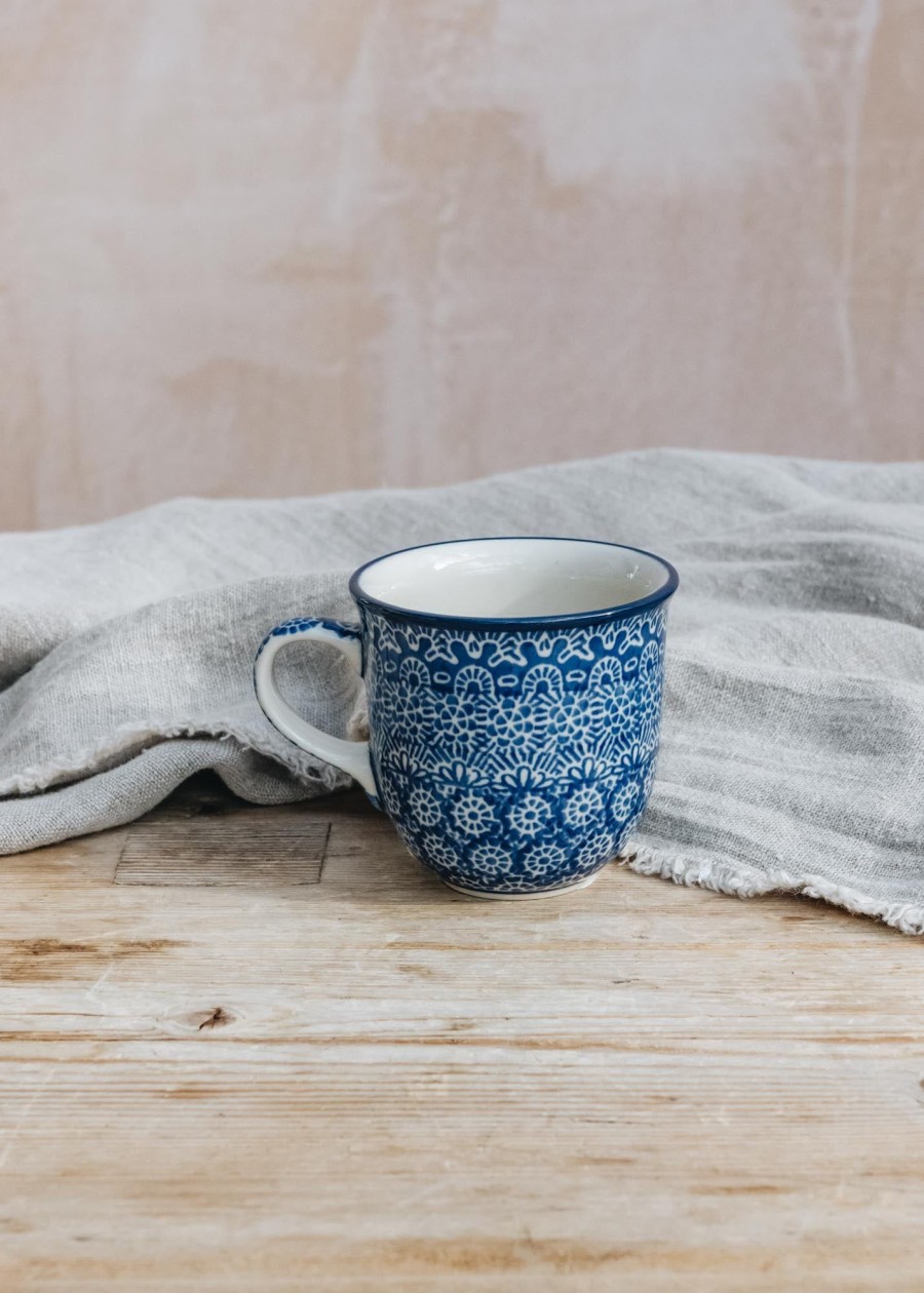 Interiors Bunzlau Castle Ceramics Dining | Bunzlau Castle Lace Tulip Mug, 200Ml