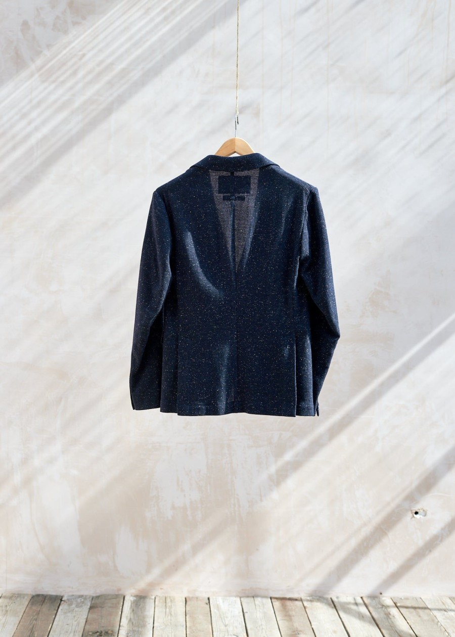 Clothing Kenny Ryder Pre-Loved Menswear | Casely-Hayford Speckled Wool/Silk Blazer - Xs