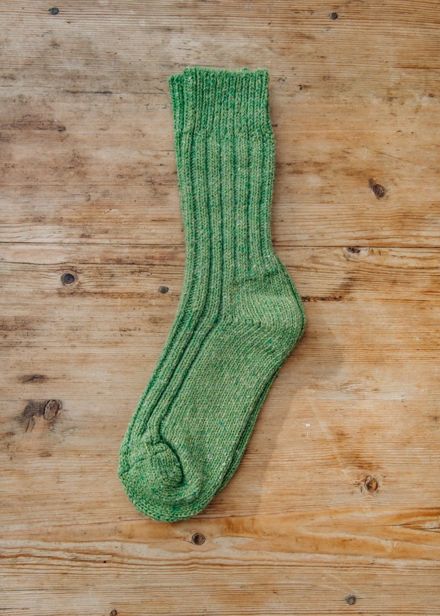 Clothing Two Left Feet Agencies Accessories | Traditional Socks In Light Green
