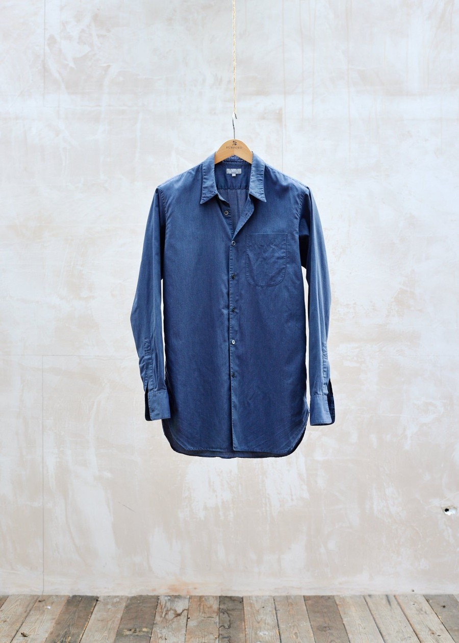 Clothing Kenny Ryder Pre-Loved Menswear | Margaret Howell Relaxed Grey 100% Cotton Shirt - S/M