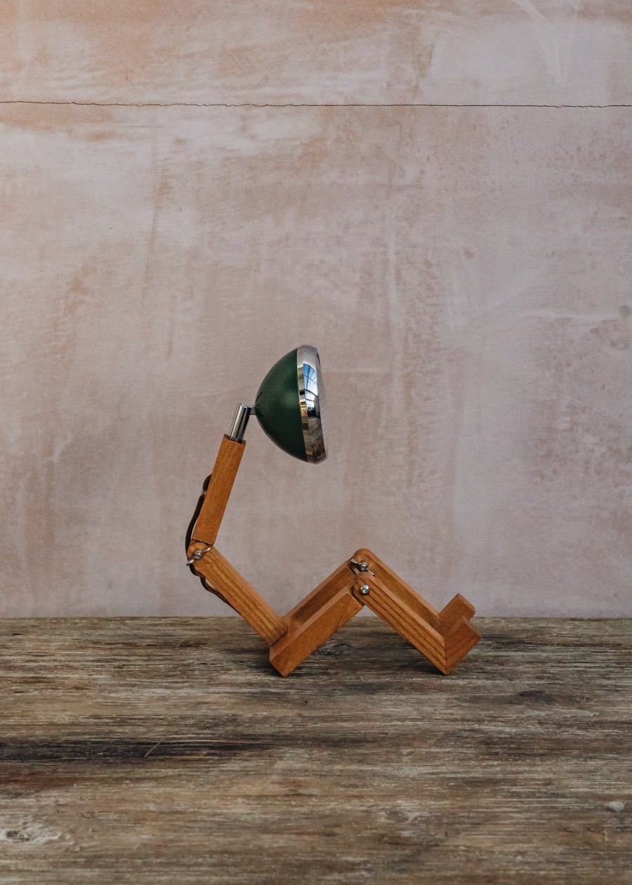Interiors Piffany Copenhagen Lighting | Mr Wattson Mini Table Lamp In Army Green