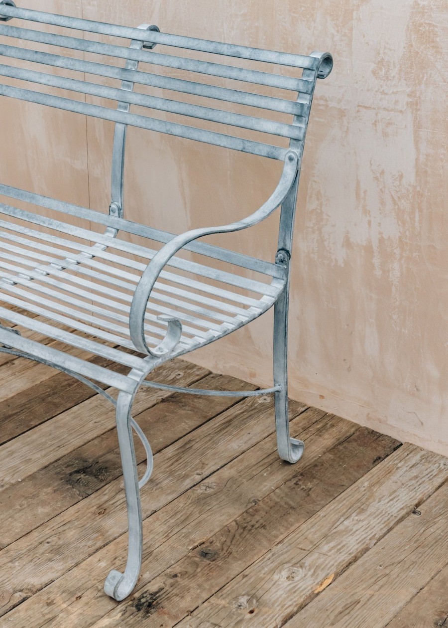 Outdoor Living Harrod Horticultural Metal Furniture | Buy Two Seater Garden Bench