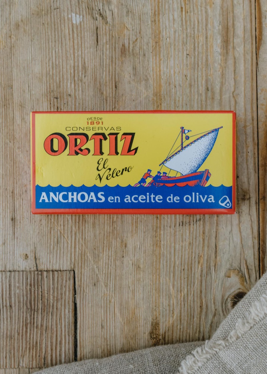 Food & Drink Ortiz Pantry | Ortiz Tinned Anchovies In Olive Oil