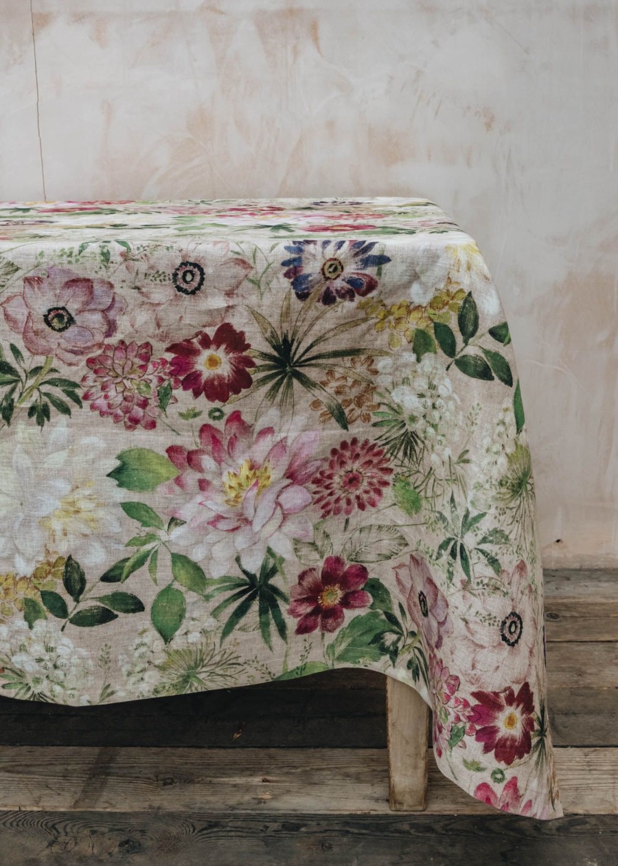 Interiors Tessitura Toscana Table Linen | La Vie En Rose Tablecloth