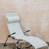 Outdoor Living Fiam Spa Metal Furniture | Fiam Samba Armchair In White And Beige