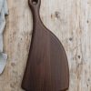 Mother'S Day Legnoart Presents For The Home | Legonart Dark Thermo Wood Prosciutto Curved Cutting Board