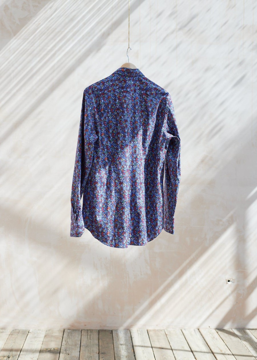 Clothing Kenny Ryder Pre-Loved Menswear | Paul Smith Floral Patterned Cotton Shirt - L