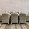 Outdoor Living Bramblecrest Woven Furniture | Bramblecrest For Burford Garden Co. Barley Eight Seater Dining Set