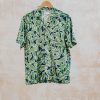 Clothing Universal Works Shirts | Universal Works Flower Artist Minari Shirt In Navy