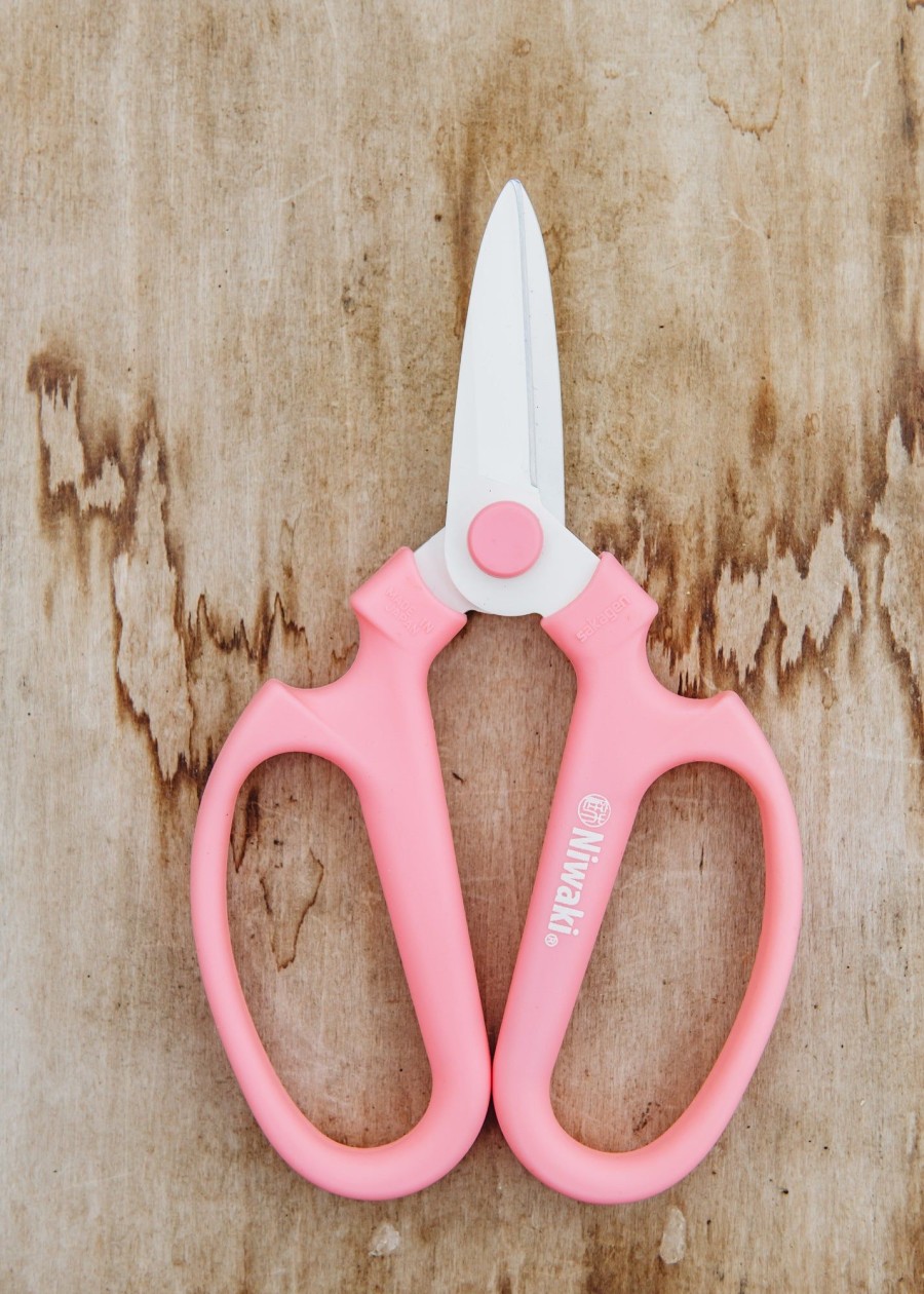 Gardening Niwaki Japanese Tools | Niwaki Sakagen Flower Scissors In Pink