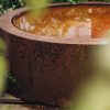 Gardening Adezz BV Water Features | Buy Low Drum Corten Steel Water Feature