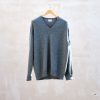 Clothing Kenny Ryder Pre-Loved Menswear | William Lockie Grey 100% Lambswool V-Neck Jumper - Xl