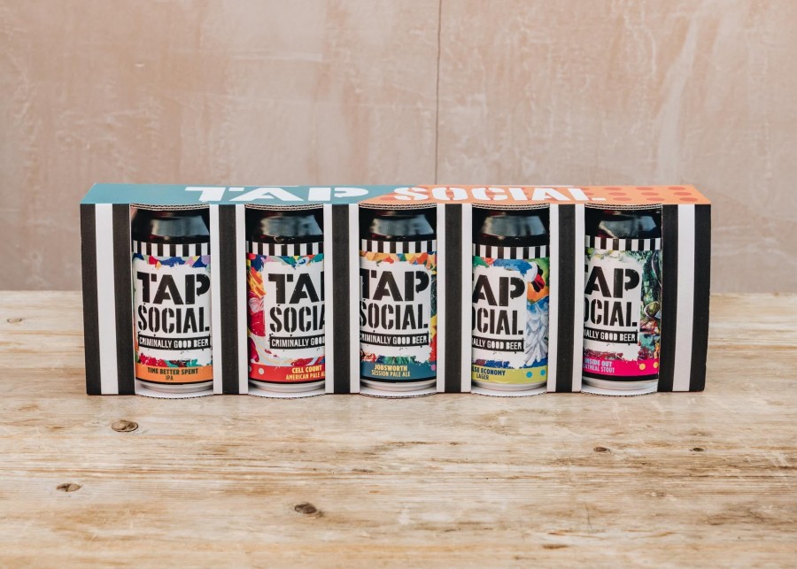 Food & Drink Tap Social Movement Beer & Cider | Tap Social Five Can Gift Box