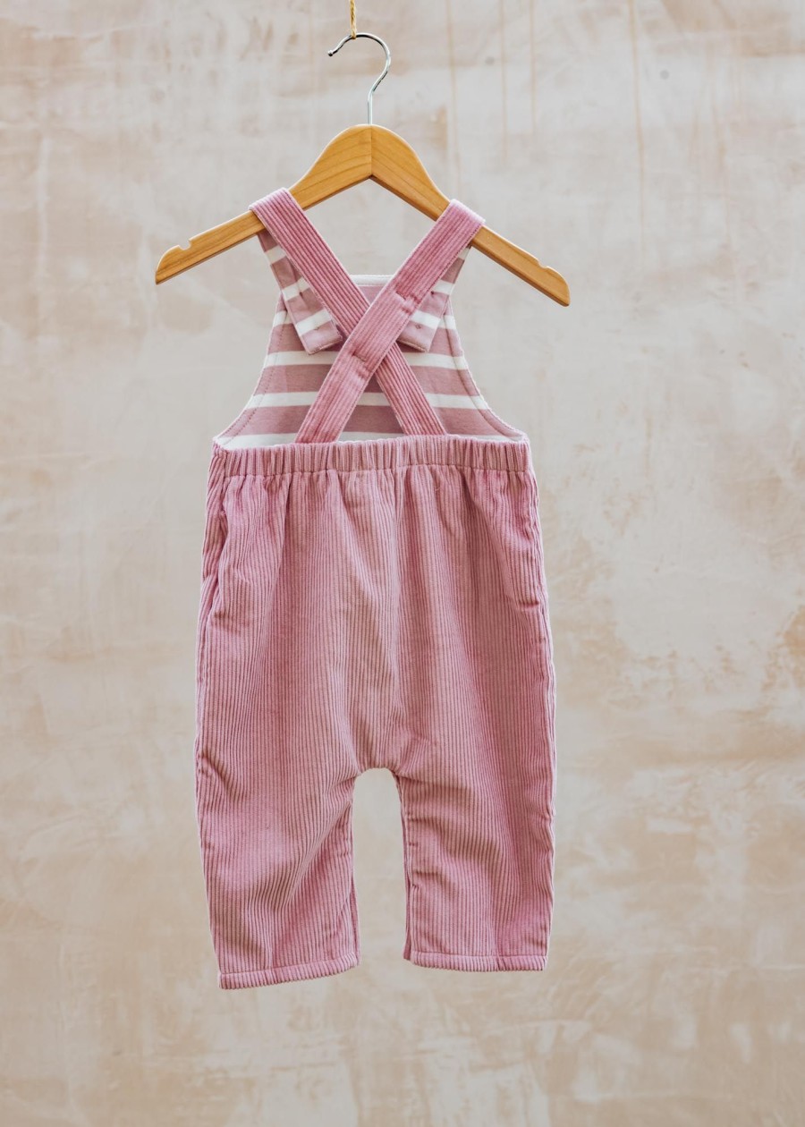 Children Pigeon Organics Babies' Clothing | Pigeon Organics Babies' Cord Dungarees In Pink