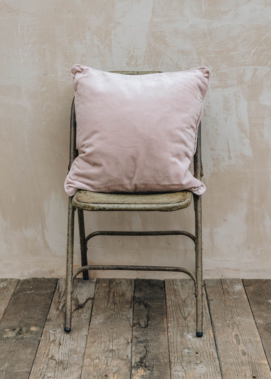 Interiors Bungalow Cushions | Bungalow Nude Velvet Cushion