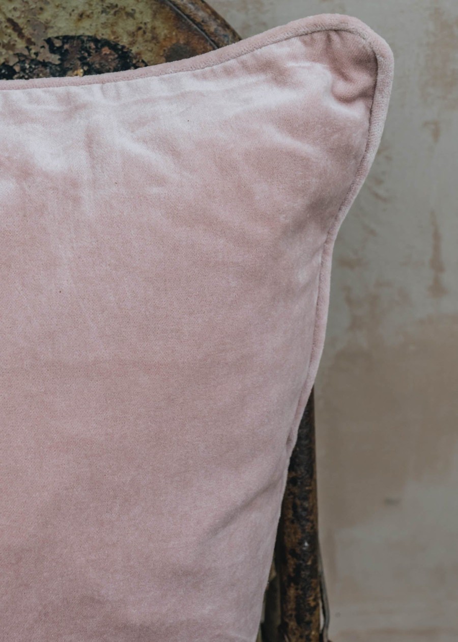 Interiors Bungalow Cushions | Bungalow Nude Velvet Cushion
