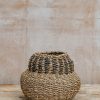 Interiors Edelman Storage | Small Dudley Vase Shaped Basket In Brown