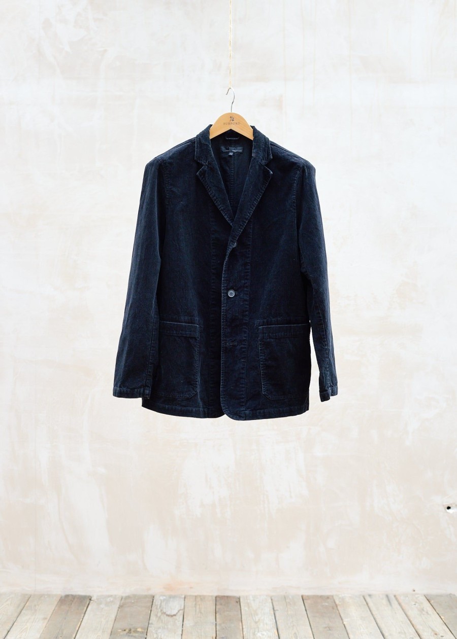 Clothing Kenny Ryder Pre-Loved Menswear | Open Dich Union Made Black Corduroy Work Blazer - L