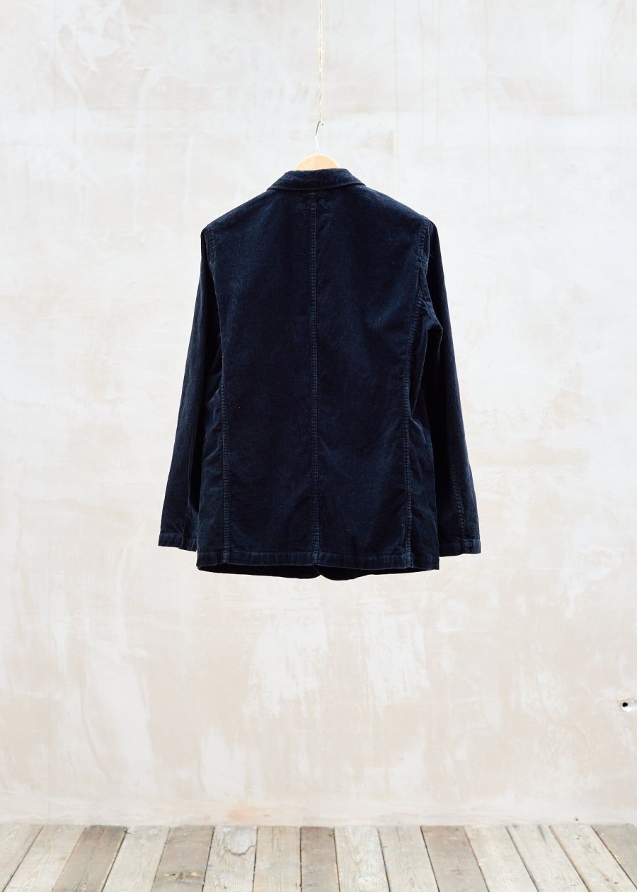 Clothing Kenny Ryder Pre-Loved Menswear | Open Dich Union Made Black Corduroy Work Blazer - L