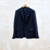 Clothing Kenny Ryder Pre-Loved Menswear | Margaret Howell Black Fox Brothers Flannel Relaxed Blazer - M/L