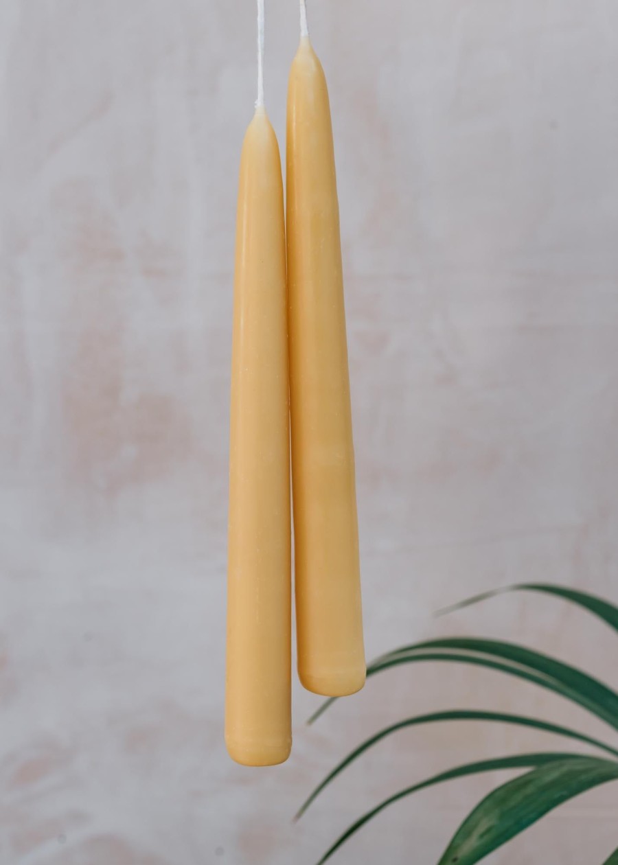 Interiors Moorlands Beeswax Candles Candles & Fragrance | Standard Beeswax Candle Pairs, Pack Of Four