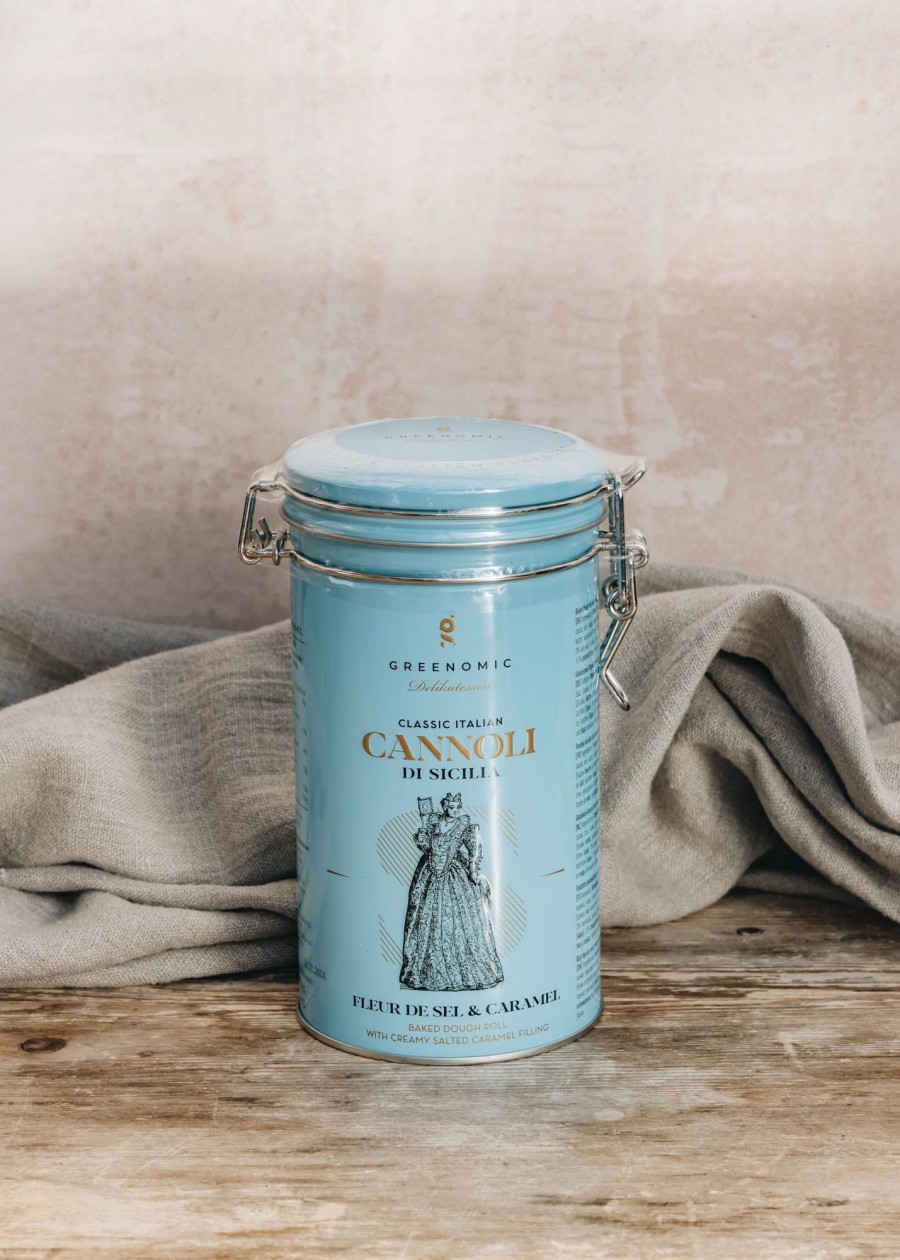 Food & Drink Greenomic Chocolate & Confectionery | Greenomic Salted Caramel Flavoured Cannoli Di Sicilia