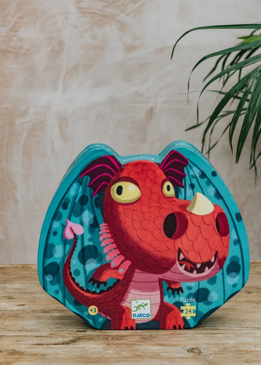 Children Djeco Indoor Play | Edmond The Dragon Puzzle