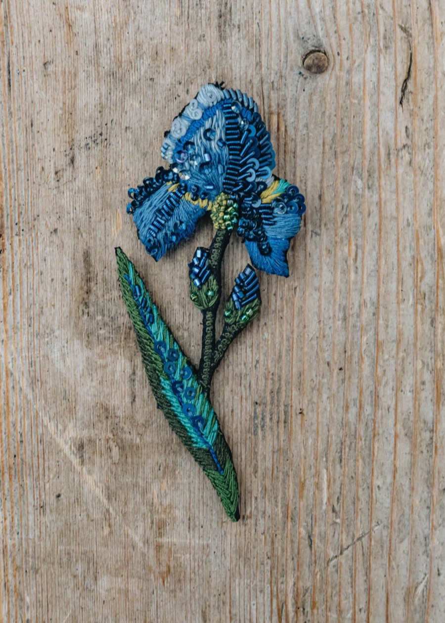 Clothing Trovelore Jewellery | Trovelore Wild Iris Brooch